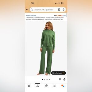 Women’s Amazon two piece BLUE lounge set